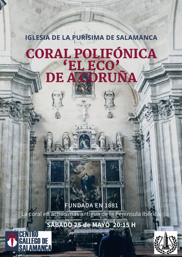 El Eco, la coral m&aacute;s antigua de la Pen&iacute;nsula ib&eacute;rica en activo, act&uacute;a en Salamanca este s&aacute;bado&nbsp; | Imagen 1