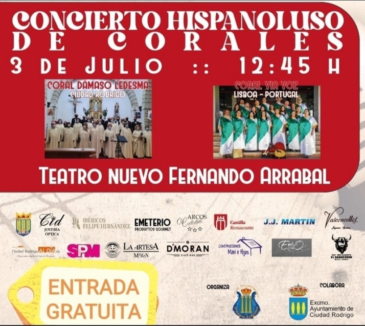 El Teatro albergar&aacute; el domingo un Concierto Hispanoluso de Corales | Imagen 1