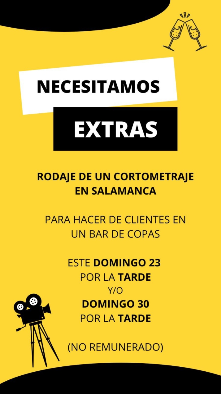 Buscan extras para un cortometraje en Salamanca | Imagen 1
