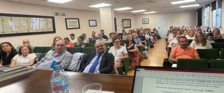 Juan Carlos S&aacute;nchez y Pablo Moreno imparten una conferencia en Madrid en el curso &lsquo;Cine y Religi&oacute;n&rsquo; | Imagen 1