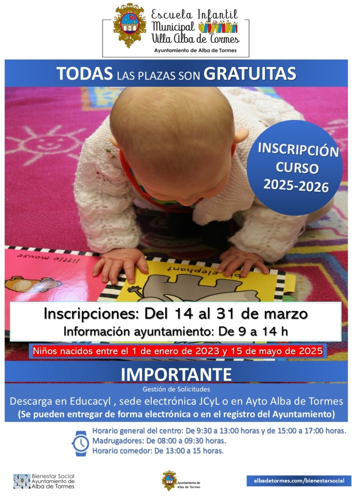 Abierto el plazo de solicitud para la Escuela Infantil Municipal | Imagen 1