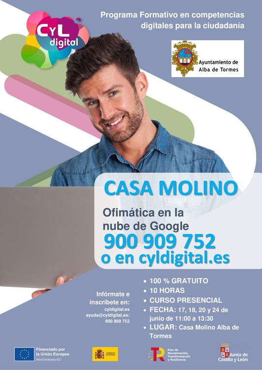 Abierto el plazo de inscripci&oacute;n al Curso de Inform&aacute;tica B&aacute;sica en Casa Molino | Imagen 1