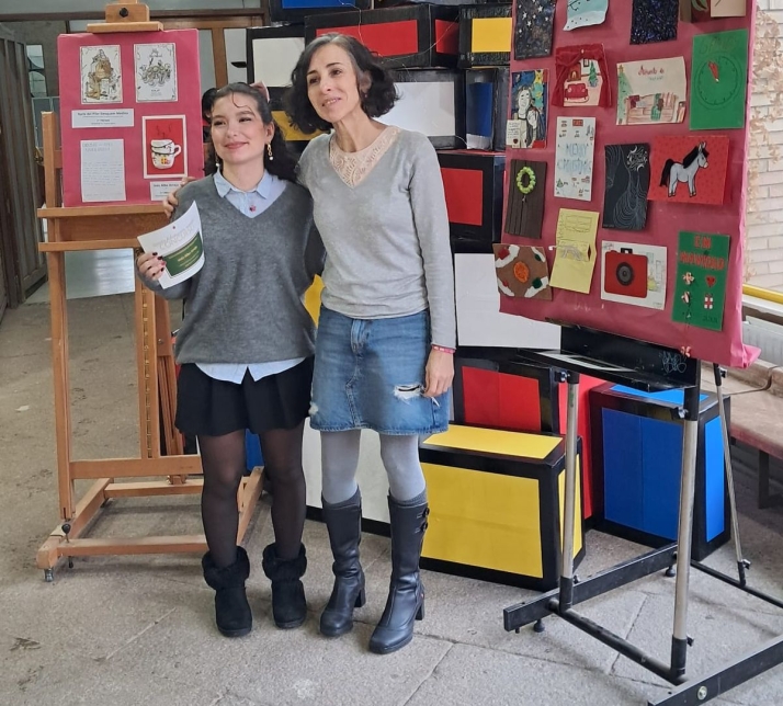 Las mejores tarjetas navideñas en la Escuela de Arte y Superior de Conservación y Restauración de Salamanca | Imagen 1