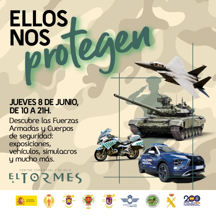 'Ellos nos protegen': El Tormes acoge la celebraci&oacute;n del  D&iacute;a de las Fuerzas Armadas y Cuerpos de Seguridad | Imagen 1