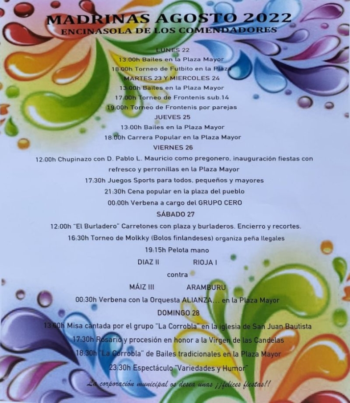 Encinasola de los Comendadores se prepara para celebrar sus fiestas de las Madrinas | Imagen 1