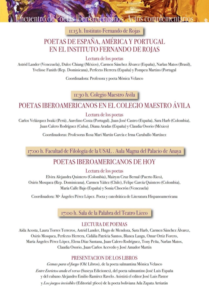 Entrada libre para los recitales del XXIX Encuentro de Poetas Iberoamericanos en el Teatro Liceo | Imagen 3