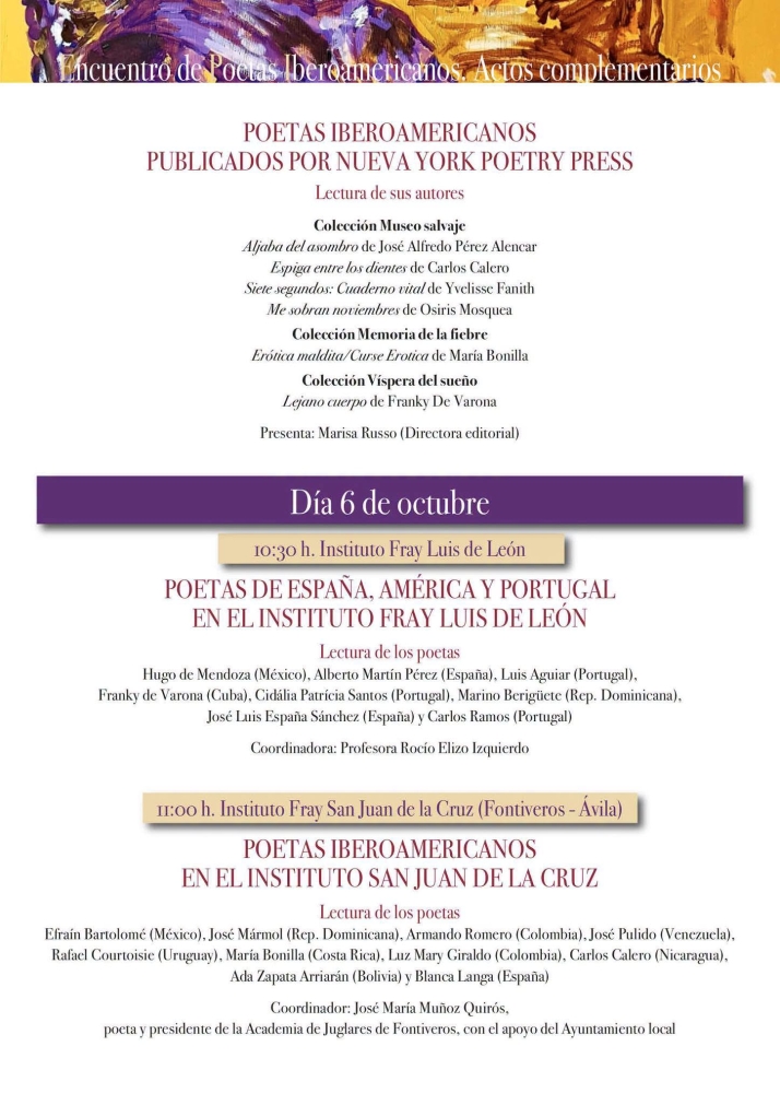 Entrada libre para los recitales del XXIX Encuentro de Poetas Iberoamericanos en el Teatro Liceo | Imagen 2