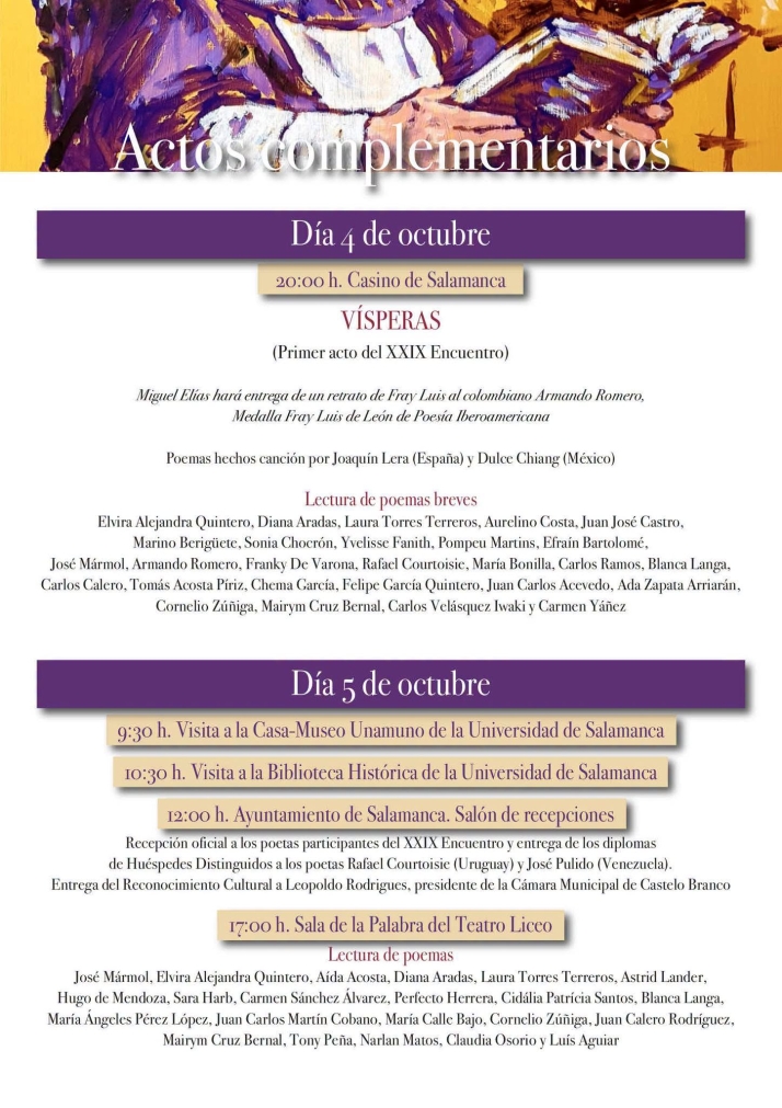 Entrada libre para los recitales del XXIX Encuentro de Poetas Iberoamericanos en el Teatro Liceo | Imagen 1