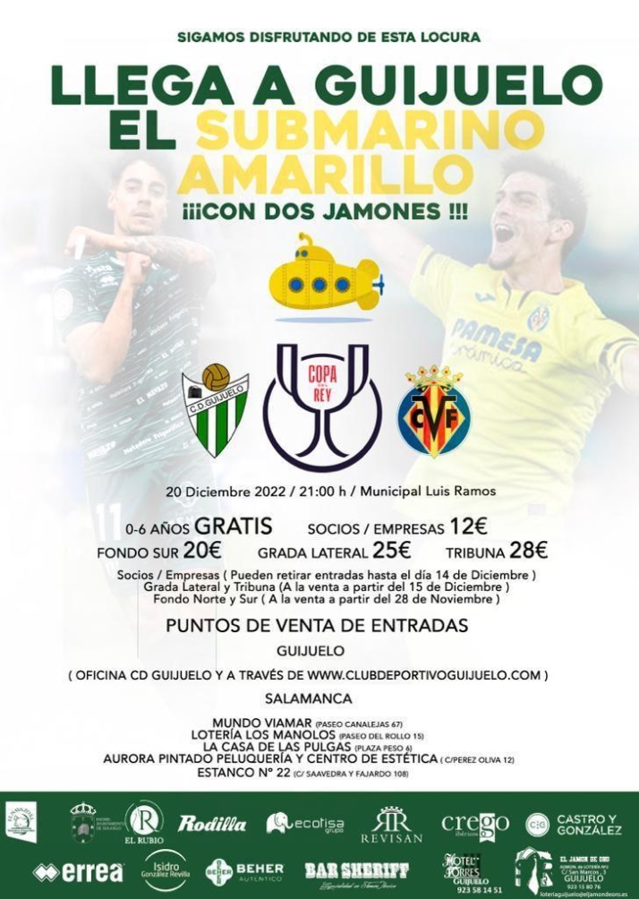 Ya hay precios para ver a las estrellas del Villarreal en Guijuelo | Imagen 1