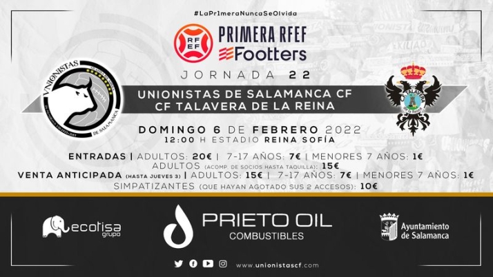 Unionistas se pasa a la matinal para recibir al Talavera | Imagen 1