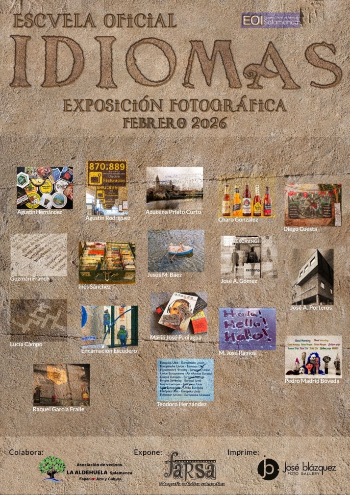 17 miradas sobre el lenguaje se dan cita en la nueva exposici&oacute;n de la Escuela de Idiomas de Salamanca | Imagen 1