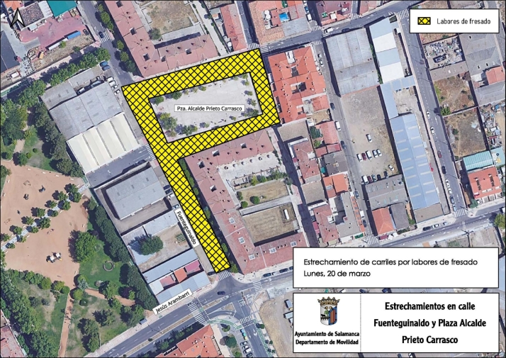 La calle Jes&uacute;s Arambarri se corta al tr&aacute;fico a partir de este lunes | Imagen 1