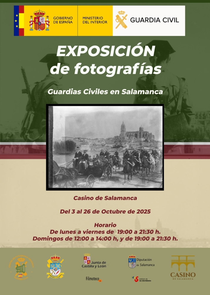 La historia de la Guardia Civil en Salamanca a trav&eacute;s de una exposici&oacute;n fotogr&aacute;fica en el Casino | Imagen 1