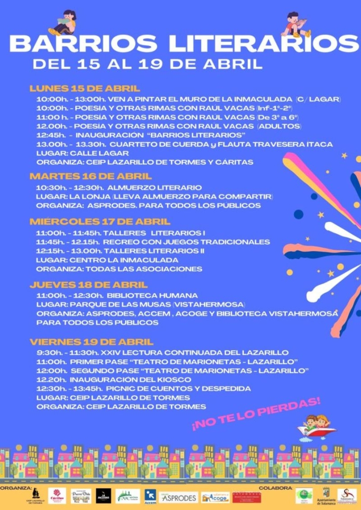 C&aacute;ritas Salamanca anima a participar en la &lsquo;Semana de los Barrios Literarios&rsquo; | Imagen 1