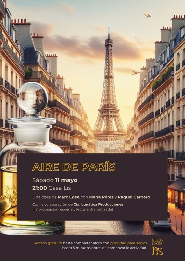 Improvisaci&oacute;n, microteatro y "Aire de Par&iacute;s" en el Museo Casa Lis  | Imagen 1