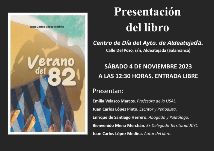 &lsquo;Verano del 82&rsquo;, la novela social del salmantino Juan Carlos L&oacute;pez Medina | Imagen 1