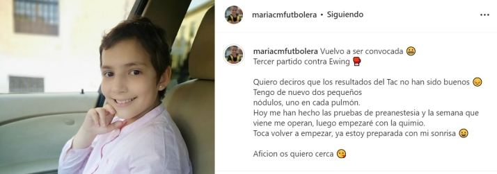 El precioso gesto de Mori con M4R&Iacute;A: "Sabemos que va a jugar un partido muy importante y nos tiene a todos con ella" | Imagen 1