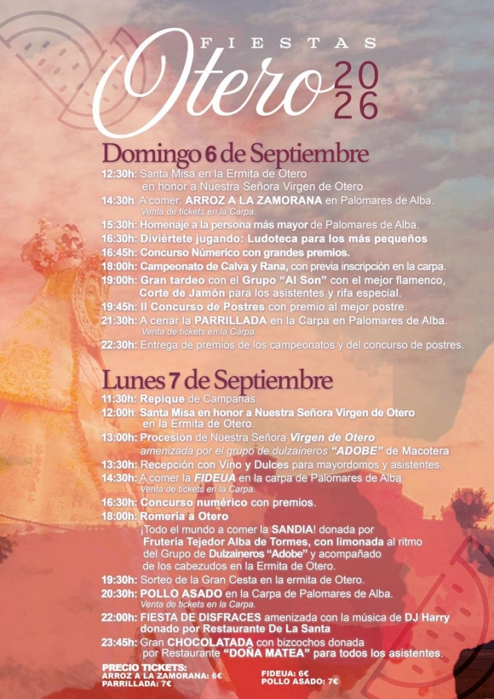 Palomares de Alba presenta el programa de las Fiestas de Otero del 6 y 7 de septiembre | Imagen 1