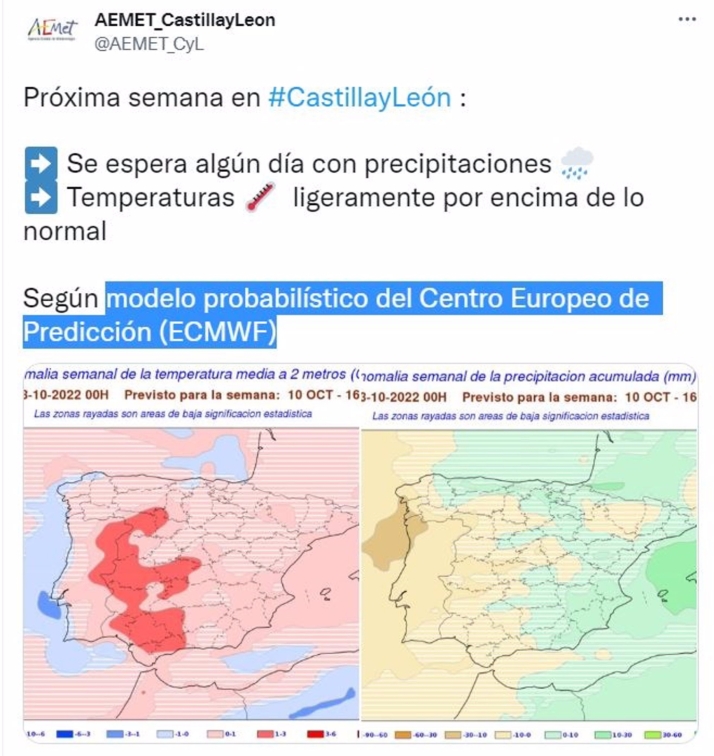 Las temperaturas estar&aacute;n por encima de lo normal durante la pr&oacute;xima semana  | Imagen 1