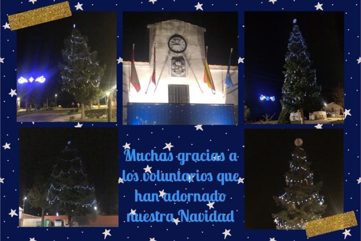 Colaboración vecinal para decorar la Navidad en Fresno Alhándiga | Imagen 3