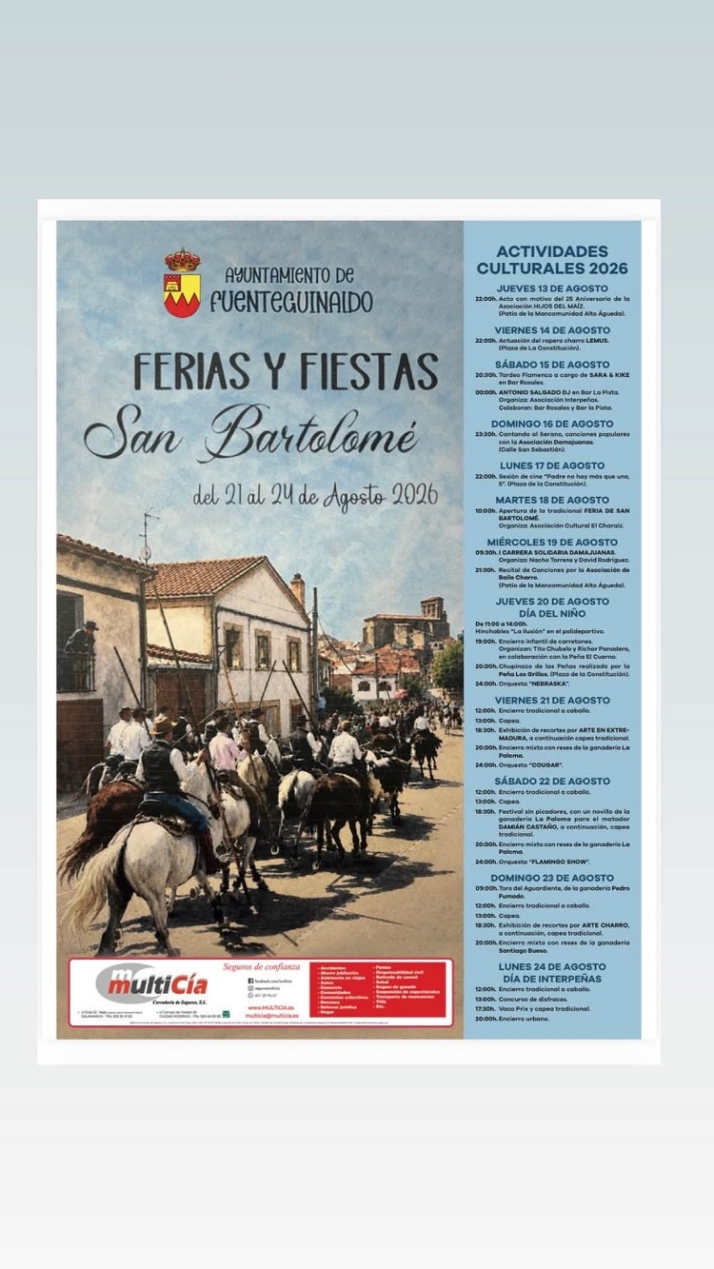 Fuenteguinaldo pone en marcha sus fiestas de San Bartolomé | Imagen 2
