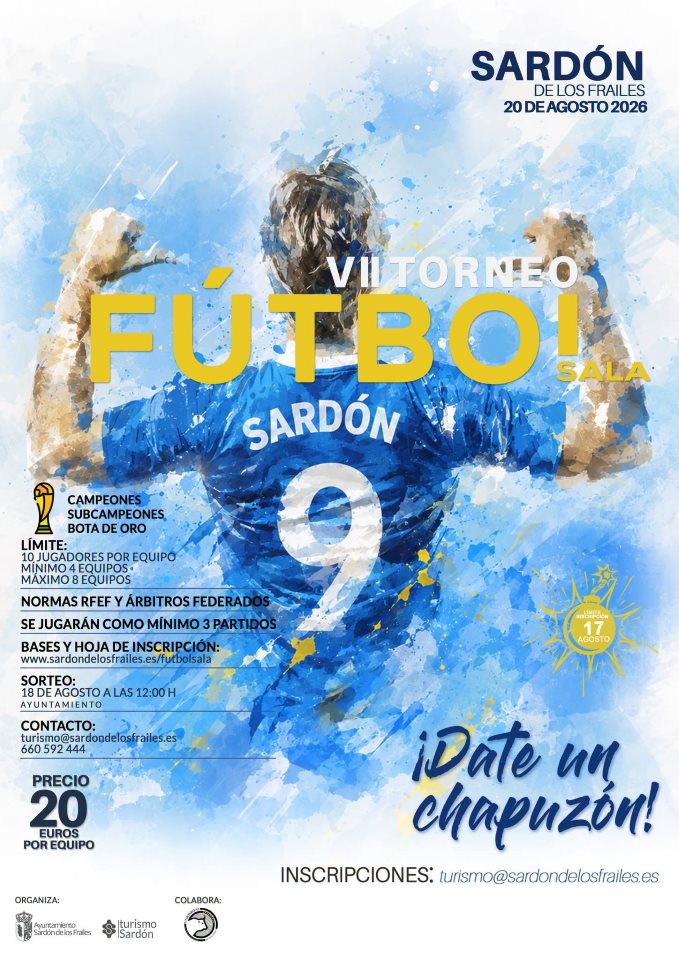 Premios de hasta 350 euros en el VII Torneo de Fútbol Sala de Sardón de los Frailes | Imagen 1
