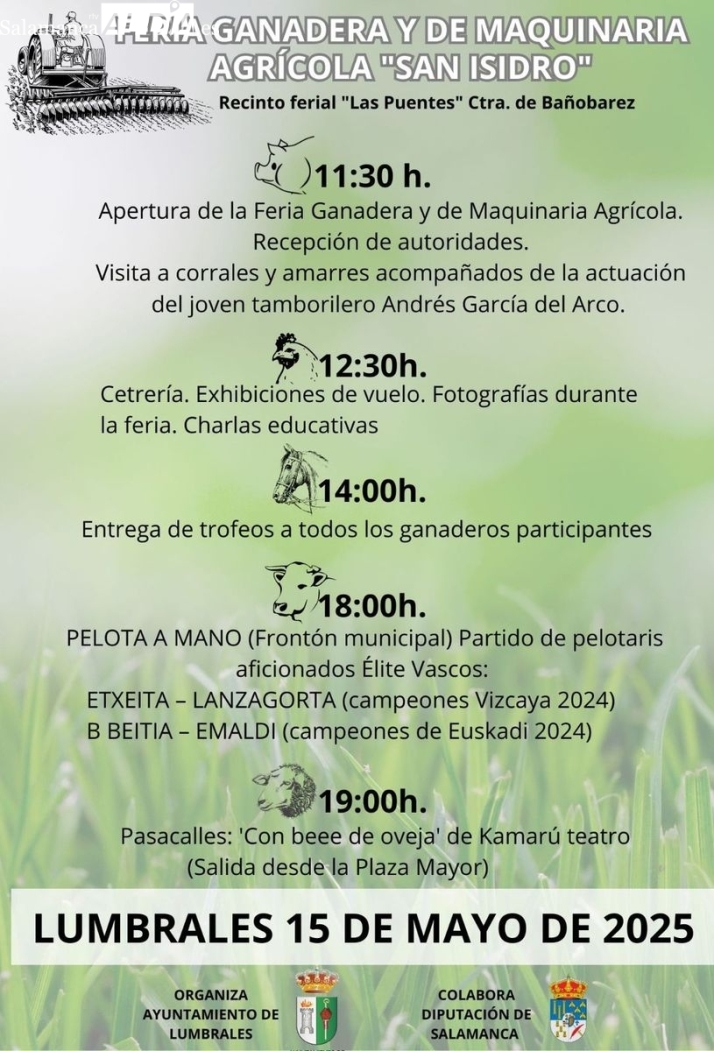 Lumbrales potencia la tradicional feria ganadera y de maquinaria agr&iacute;cola | Imagen 1