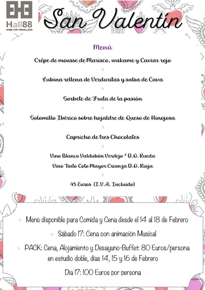 Men&uacute;s irresistibles en Salamanca para &Aacute;guedas, Carnaval, San Valent&iacute;n y Graduaciones | Imagen 3