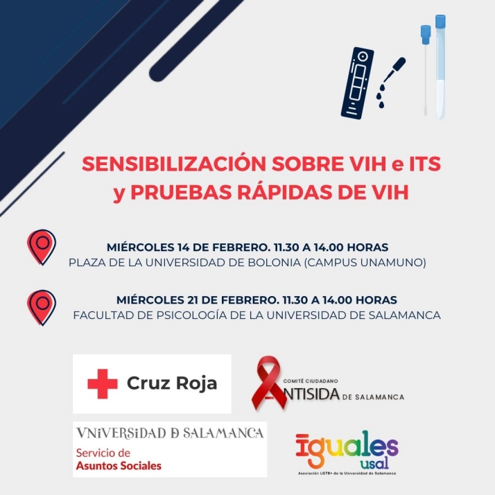 Pruebas rápidas de VIH por el Día Europeo de la Salud Sexual en Salamanca | Imagen 1