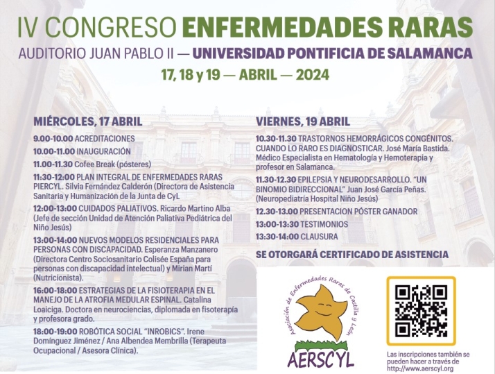 Comienza en Salamanca el IV Congreso Congreso de Enfermedades Raras: "La sociedad es la que nos hace avanzar"  | Imagen 1