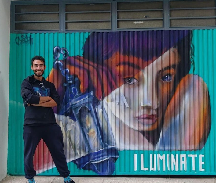 La bonita y dura historia de Juan Antonio con Salamanca: de M&aacute;laga a la capital charra para mostrar su arte  | Imagen 1