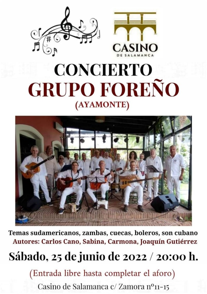 Conciertos gratuitos y actos literarios para este mes en el Casino de Salamanca | Imagen 11
