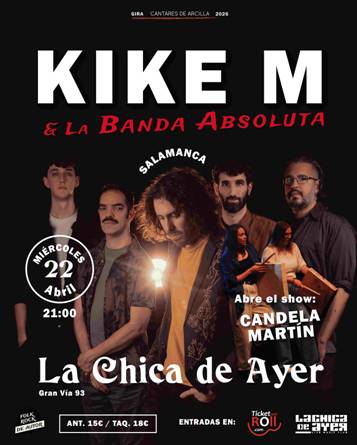 El salmantino Kike M, nominado en los Premios de la Academia de la M&uacute;sica, act&uacute;a este mi&eacute;rcoles en la ciudad charra  | Imagen 1