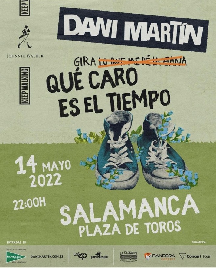 Dani Mart&iacute;n y su gira 'Qu&eacute; caro es el tiempo' llegan a Salamanca | Imagen 1
