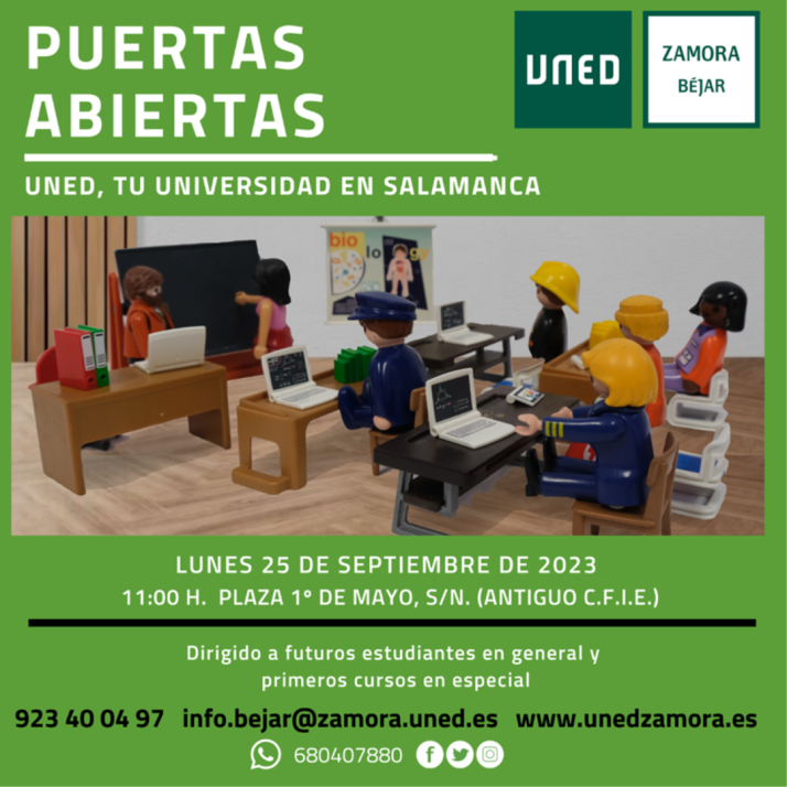 Jornada de puertas abiertas en la UNED de B&eacute;jar | Imagen 1