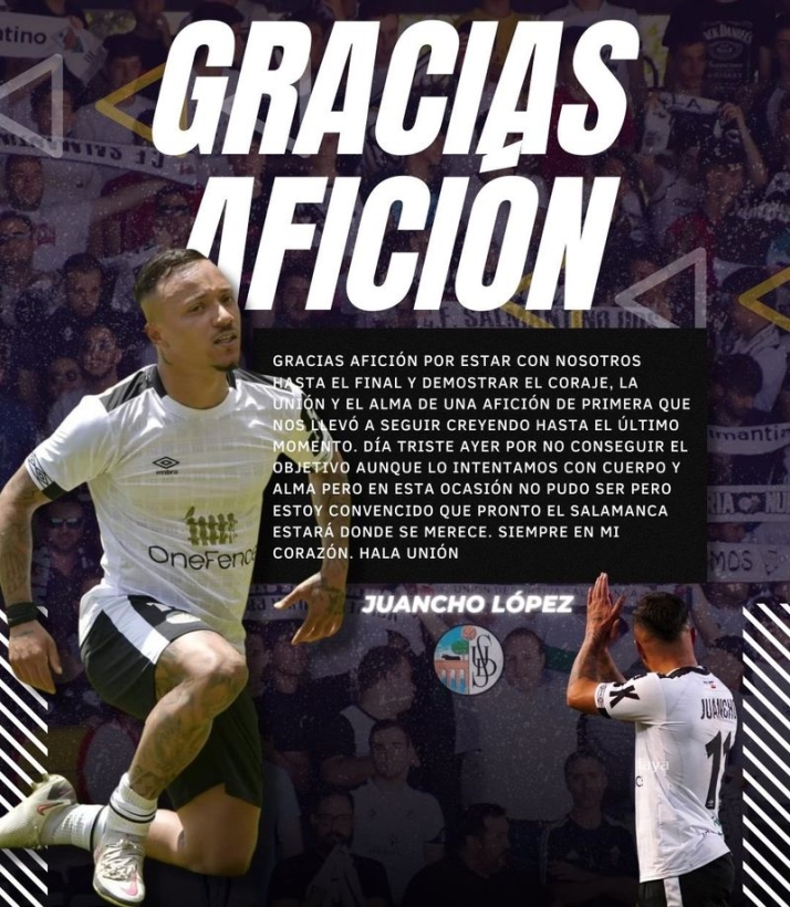 El Salamanca UDS no podr&aacute; contar con Juancho, Javi Navas ni Mart&iacute;n Cascajo | Imagen 1