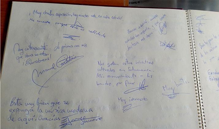 Libro de visitas de la Exposici&oacute;n MusSa 2022