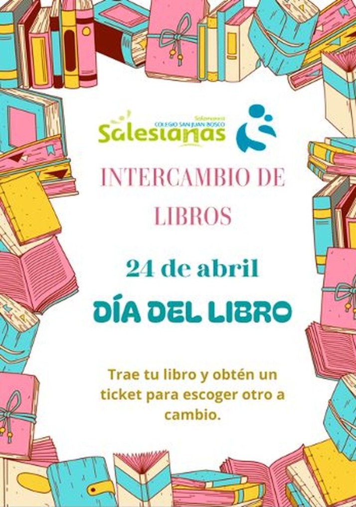 Trueque de libros de lectura entre los alumnos de Educaci&oacute;n Primaria del colegio San Juan Bosco | Imagen 1