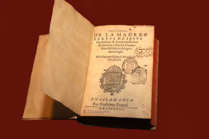 Una joya bibliográfica de Santa Teresa de 1588 sale a la luz tras una donación familiar | Imagen 2