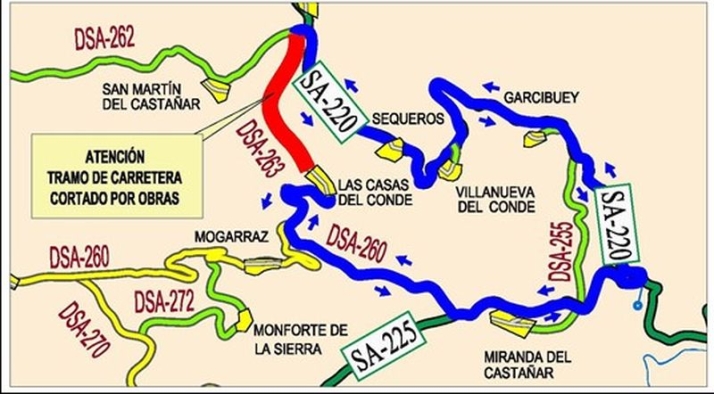 Aviso para los conductores que circulan por la Sierra de Francia | Imagen 1