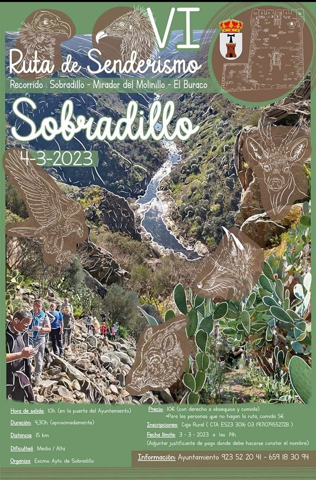 La VI Ruta de Senderismo de Sobradillo invita a descubrir las arribes del &Aacute;gueda | Imagen 1