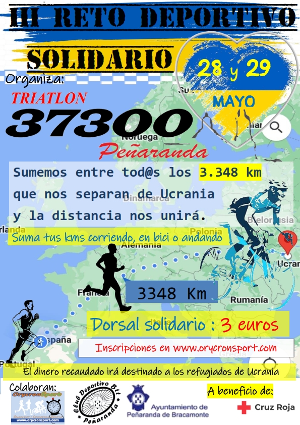 'De Peñaranda a Kiev'. Así es el III Reto Solidario que pone en marcha el Club Triatlón 37300 | Imagen 1