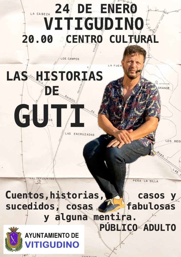 Vitigudino inaugura este s&aacute;bado su Certamen de Teatro con la actuaci&oacute;n de 'Guti' y sus historias de pueblo | Imagen 1