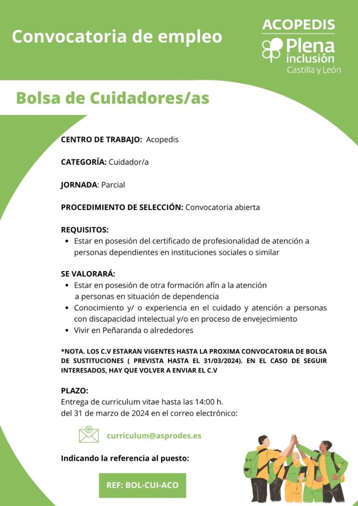 Acopedis lanza una doble oferta de trabajo  | Imagen 2