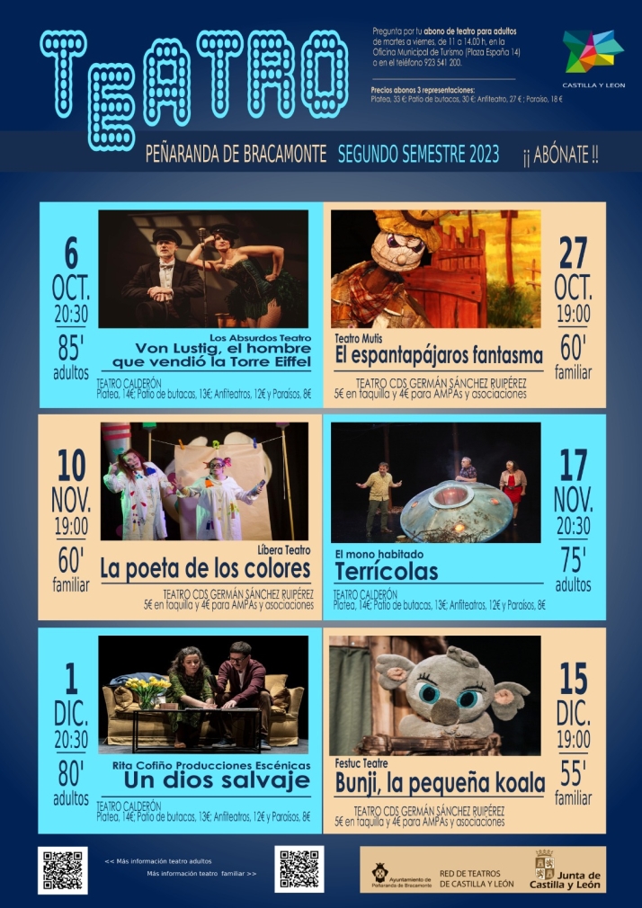 Seis obras para adultos y familias protagonizan &ldquo;los viernes al teatro&rdquo; en Pe&ntilde;aranda | Imagen 1