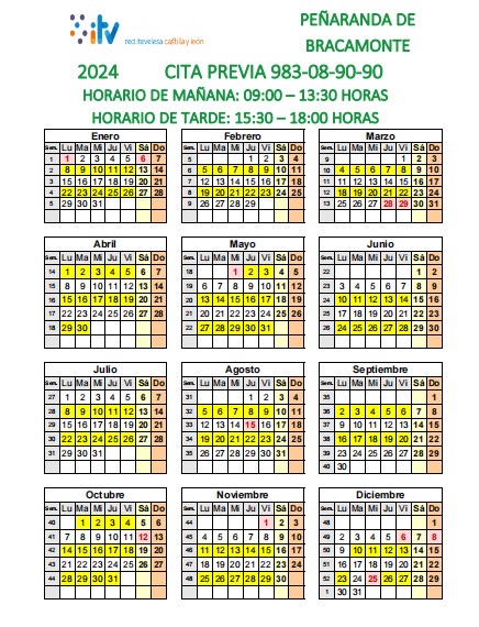 Este es el calendario para la ITV en Pe&ntilde;aranda durante 2024 | Imagen 1