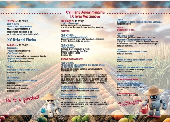 M&aacute;s de 60 stands y un intenso fin de semana de actividad, protagonistas del XVII  Feria Agroalimentaria y IX Macoinnova de Macotera | Imagen 1