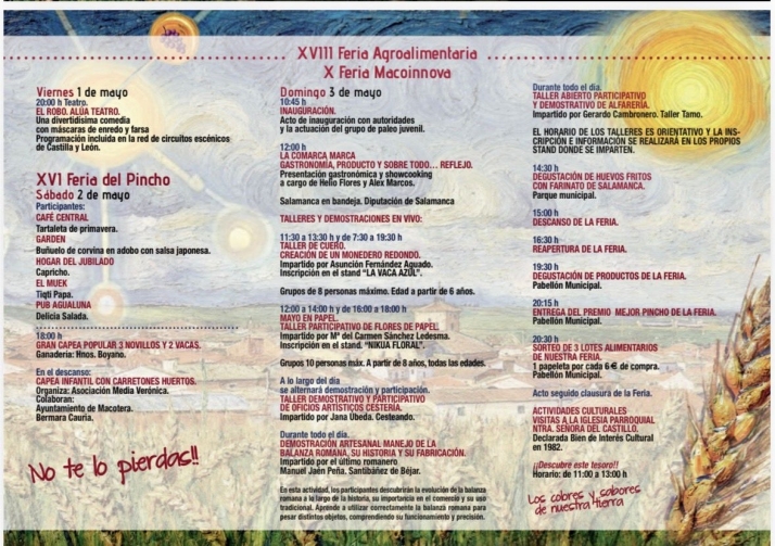 Tradici&oacute;n, producto local y lleno absoluto en la XVIII Feria Agroalimentaria y la X Macoinnova en Macotera | Imagen 1