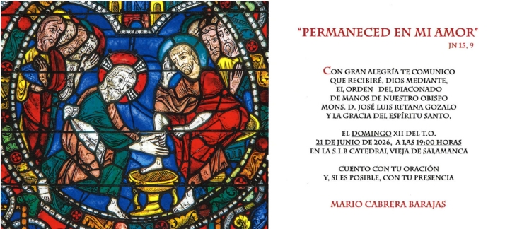 Cantalapiedra se prepara para celebrarlo: Mario Cabrera recibirá la ordenación diaconal este domingo en la Catedral Vieja | Imagen 1