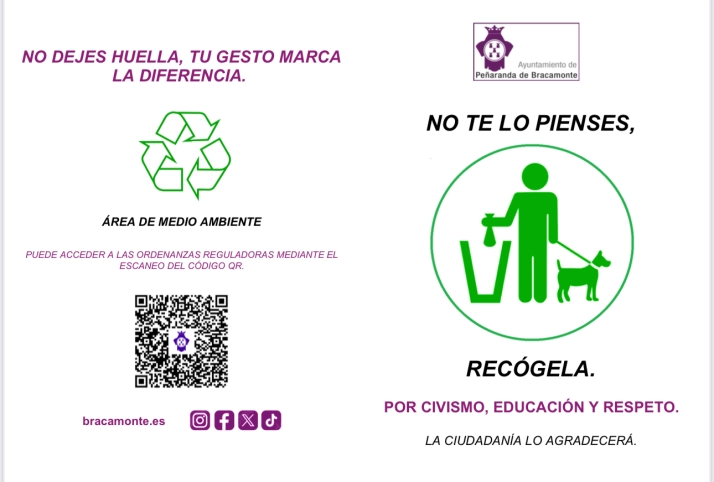 Pe&ntilde;aranda subraya la importancia de la limpieza de excrementos y orines animales en las calles: &ldquo;Qui&eacute;n recoge siembra civismo y no paga multa&rdquo; | Imagen 1